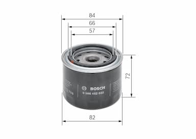 Eļļas filtrs BOSCH 0 986 452 035 5