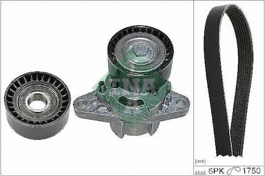 Ķīļrievu siksnu komplekts Schaeffler INA 529 0164 10 1