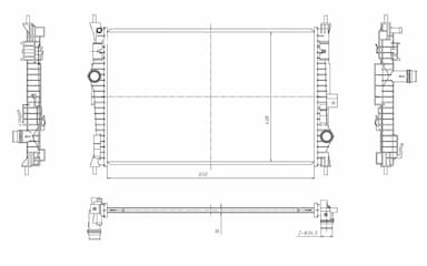 Radiators, Motora dzesēšanas sistēma NRF 59302 1