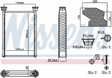 Siltummainis, Salona apsilde NISSENS 707309 1