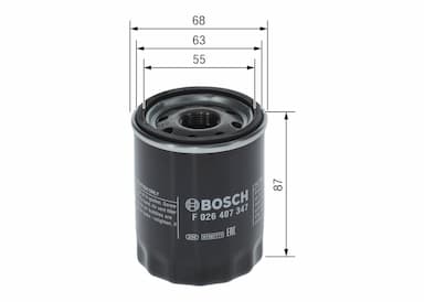 Eļļas filtrs BOSCH F 026 407 347 5