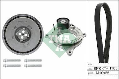 Ķīļrievu siksnu komplekts Schaeffler INA 529 0488 20 1