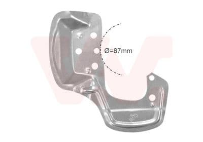 Dubļu sargs, Bremžu disks VAN WEZEL 3776372 1