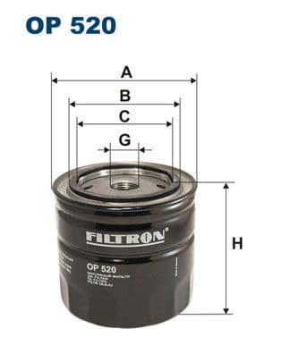 Eļļas filtrs FILTRON OP 520 1