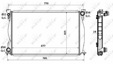 Radiators, Motora dzesēšanas sistēma NRF 58359 1