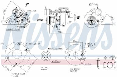 Kompresors, Turbopūte NISSENS 93040 6