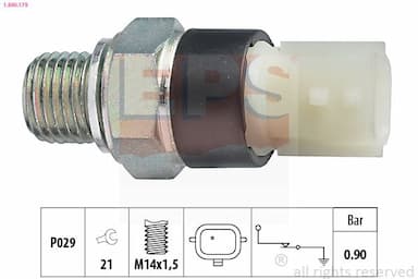 Eļļas spiediena devējs EPS 1.800.179 1