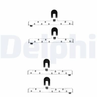 Piederumu komplekts, Disku bremžu uzlikas DELPHI LX0071 1