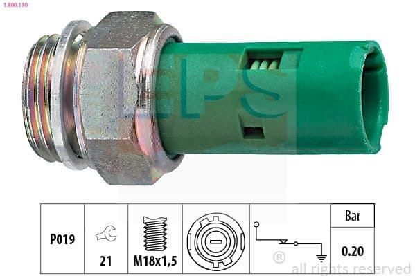 Eļļas spiediena devējs EPS 1.800.110 1