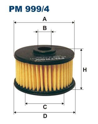 Degvielas filtrs FILTRON PM 999/4 1