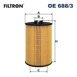 Eļļas filtrs FILTRON OE 688/3 1