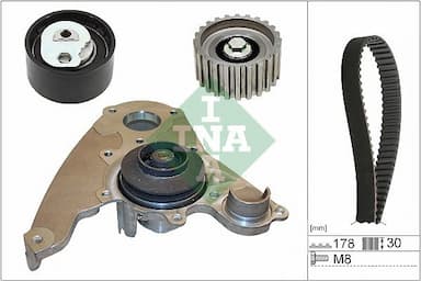 Ūdenssūknis + Zobsiksnas komplekts Schaeffler INA 530 0232 30 1