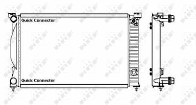 Radiators, Motora dzesēšanas sistēma NRF 50543 4