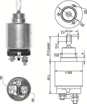 Ievilcējrelejs, Starteris MAGNETI MARELLI 940113050273 1