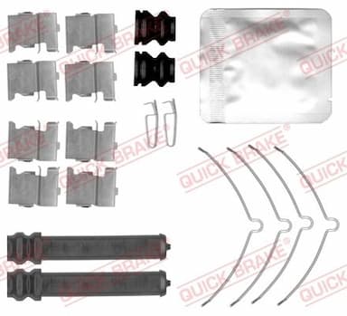 Piederumu komplekts, Disku bremžu uzlikas QUICK BRAKE 109-0169 1