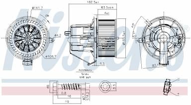 Salona ventilators NISSENS 87294 6