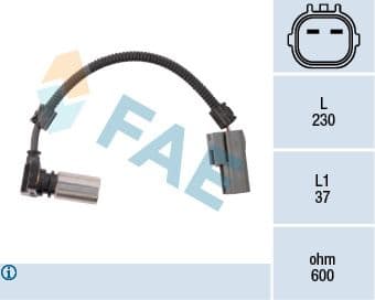 Rotācijas frekvences devējs, Automātiskā pārnesumkārba FAE 79085 1