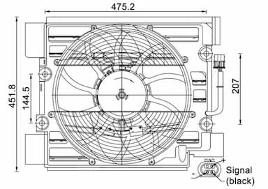 Ventilators, Gaisa kond. sistēmas kondensators MAHLE ACF 24 000S 1