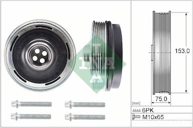 Siksnas skriemeļa komplekts, Kloķvārpsta Schaeffler INA 544 0169 20 1