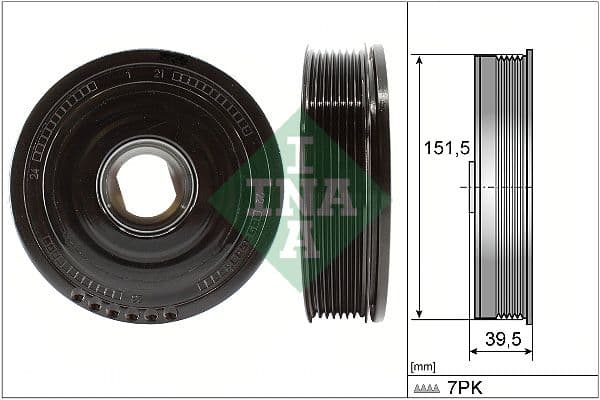 Piedziņas skriemelis, Kloķvārpsta Schaeffler INA 544 0177 10 1