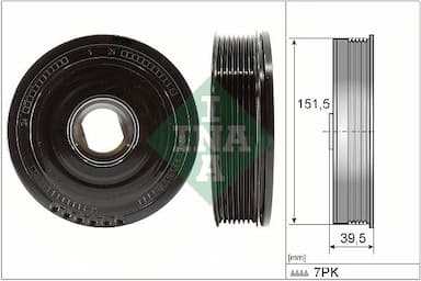 Piedziņas skriemelis, Kloķvārpsta Schaeffler INA 544 0177 10 1