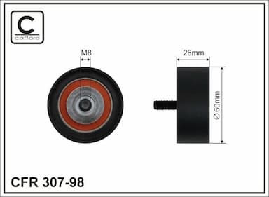 Parazīt-/Vadrullītis, Ķīļrievu siksna CAFFARO 307-98 1