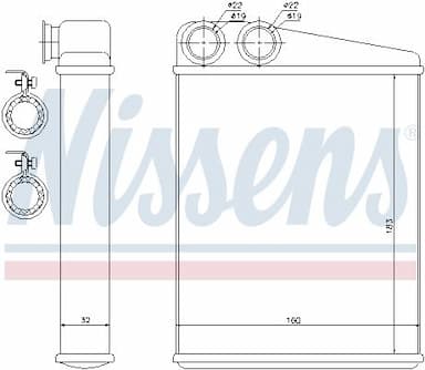 Siltummainis, Salona apsilde NISSENS 70807 6