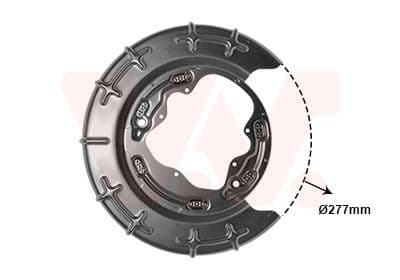 Dubļu sargs, Bremžu disks VAN WEZEL 8207374 1