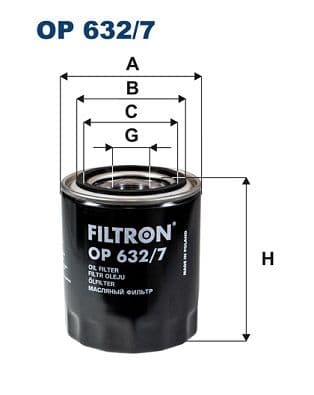 Eļļas filtrs FILTRON OP 632/7 1