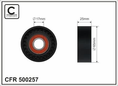 Spriegotājrullītis, Ķīļrievu siksna CAFFARO 500257 1