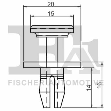 Moldings/aizsarguzlika FA1 21-20002.10 2