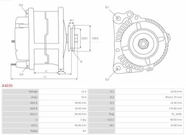 Ģenerators AS-PL A4030 6