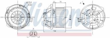 Salona ventilators NISSENS 87065 6