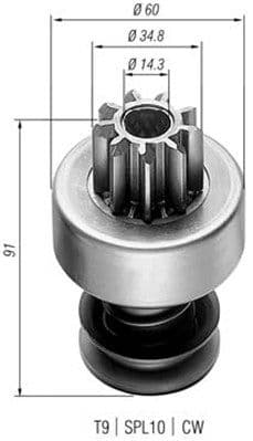 Zobrats, Starteris MAGNETI MARELLI 940113020022 1