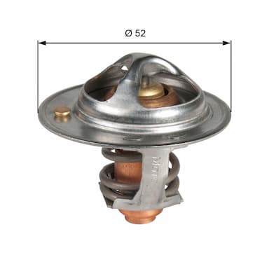 Termostats, Dzesēšanas šķidrums GATES TH48682G1 1