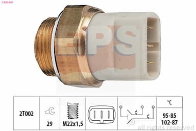 Termoslēdzis, Radiatora ventilators EPS 1.850.605 1