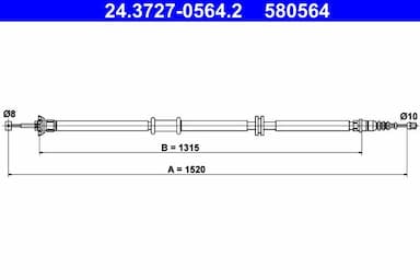 Trose, Stāvbremžu sistēma ATE 24.3727-0564.2 1