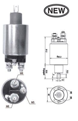 Ievilcējrelejs, Starteris MAGNETI MARELLI 940113050539 1