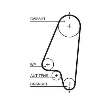 Zobsiksnas komplekts GATES K015310XS 2