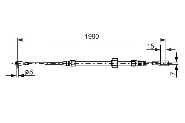 Trose, Stāvbremžu sistēma BOSCH 1 987 477 854 1