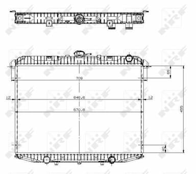 Radiators, Motora dzesēšanas sistēma NRF 519533 1