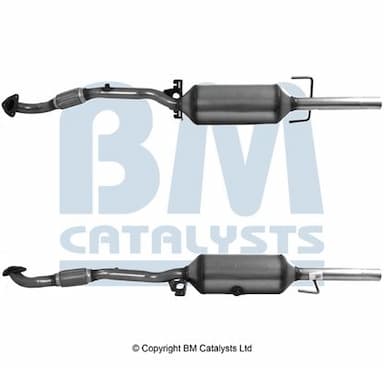 Nosēdumu-/Daļiņu filtrs, Izplūdes gāzu sistēma BM CATALYSTS BM11154H 1