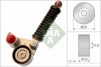 Siksnas spriegotājs, Ķīļsiksna Schaeffler INA 533 0107 10 1