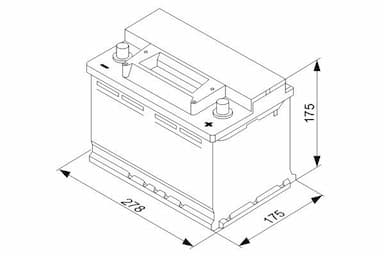 Startera akumulatoru baterija BOSCH 0 092 S30 070 6