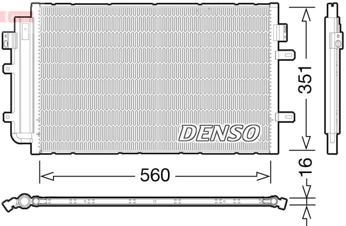 Kondensators, Gaisa kond. sistēma DENSO DCN12005 1