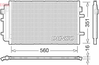 Kondensators, Gaisa kond. sistēma DENSO DCN12005 1