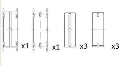 Kloķvārpstas gultnis FAI AutoParts BM1013-STD 1