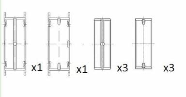 Kloķvārpstas gultnis FAI AutoParts BM1013-050 1