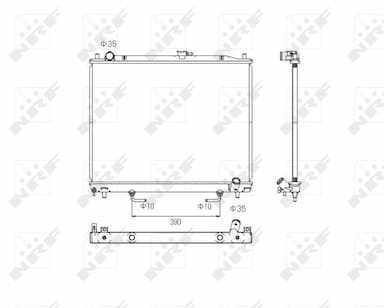 Radiators, Motora dzesēšanas sistēma NRF 53754 5