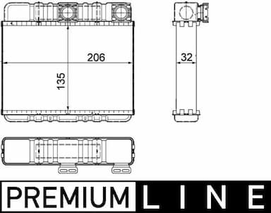 Siltummainis, Salona apsilde MAHLE AH 87 000P 1